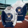 MLB Houston Astros Logo 3D Hoodie, MLB Hoodie