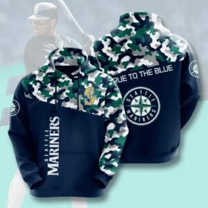 MLB Seattle Mariners 3D All Over Print, MLB Hoodie