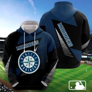 MLB Seattle Mariners Printed Hoodie, MLB Hoodie