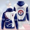 MLB TEXAS RANGERS 3D Hoodie, MLB Hoodie