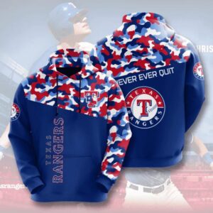 MLB Texas Rangers Camo 3D Hoodie, MLB Hoodie