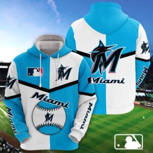 Miami Marlins 3D Apparel, MLB Hoodie