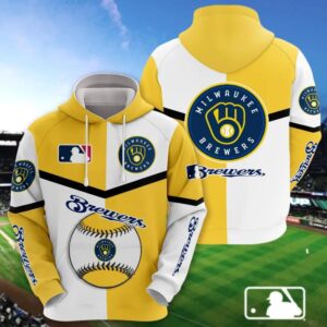 Milwaukee Brewers 3D Apparel, MLB Hoodie
