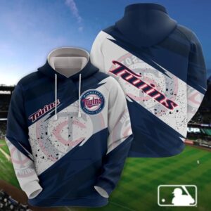 Minnesota Twins All Over Print Apparel, MLB Hoodie