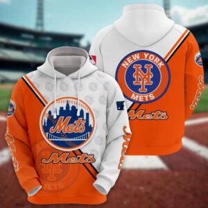 New York Mets Logo 3D Clothing, MLB Hoodie