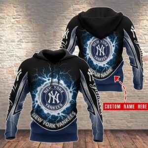 New York Yankees Custom Name 3D Hoodie, MLB Hoodie