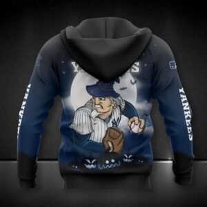New York Yankees Mascot All Over Print Hoodie 1, MLB Hoodie