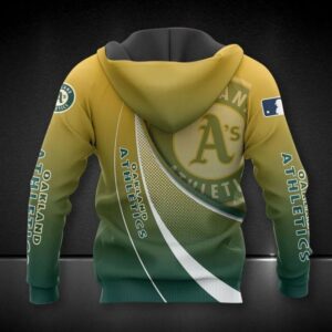 Oakland Athletics Big Logo All Over Print Hoodie 2, MLB Hoodie