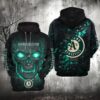 Oakland Athletics Lava Skull 3D Hoodie, MLB Hoodie