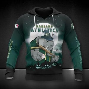 Oakland Athletics Mascot All Over Print Hoodie 2, MLB Hoodie