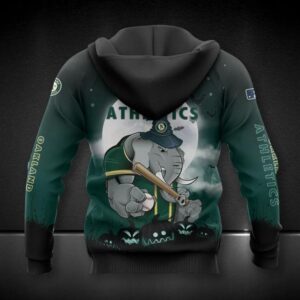 Oakland Athletics Mascot All Over Print Hoodie 2, MLB Hoodie