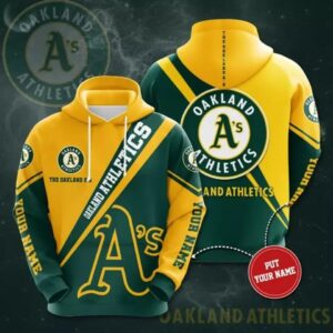Oakland Baseball Team Athleticss 3D Hoodie, MLB Hoodie