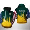 Oakland Baseball Team Athleticss American Flag 3D Hoodie, MLB Hoodie