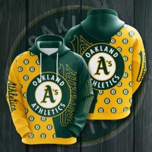 Oakland Baseball Team Athleticss Camo MLB 3D Hoodie, MLB Hoodie