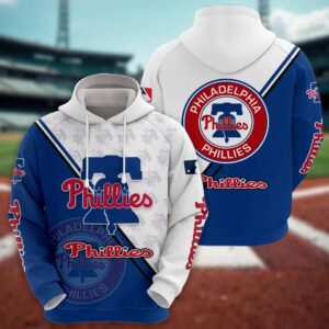 Philadelphia Phillies Logo 3D Clothing, MLB Hoodie