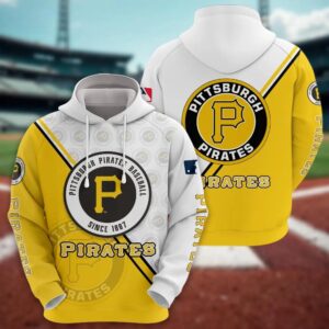 Pittsburgh Pirates Logo 3D Clothing, MLB Hoodie