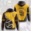 San Diego Baseball Team Padress 3D Hoodie, MLB Hoodie