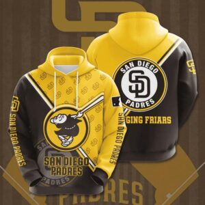 San Diego Padres 3D Hoodie, MLB Hoodie