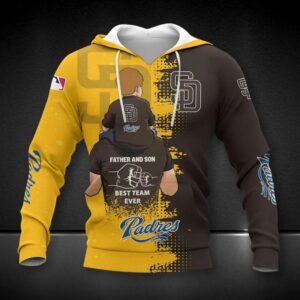 San Diego Padres Dad And Son All Over Print Hoodie 1, MLB Hoodie