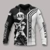San Francisco Giants Black And White All Over Print Hoodie 1, MLB Hoodie