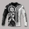 Seattle Mariners Black And White All Over Print Hoodie 1, MLB Hoodie