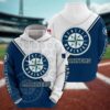 Seattle Mariners Logo 3D Clothing, MLB Hoodie
