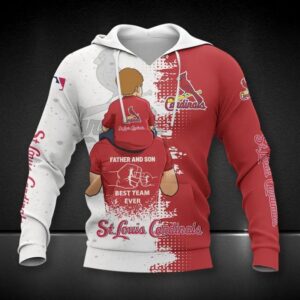 St. Louis Cardinals Dad And Son All Over Print Hoodie 1, MLB Hoodie