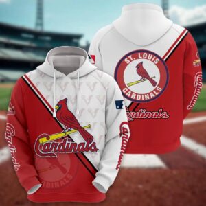 St. Louis Cardinals Logo 3D Clothing 1, MLB Hoodie