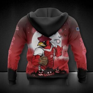 St. Louis Cardinals Mascot All Over Print Hoodie 1, MLB Hoodie