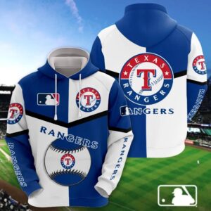 Texas Rangers 3D Apparel, MLB Hoodie