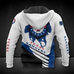 Texas Rangers All Over Print Big Logo 3D Hoodie 1, MLB Hoodie