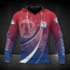 Texas Rangers MLB 3D Hoodie 1, MLB Hoodie