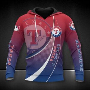 Texas Rangers MLB 3D Hoodie 1, MLB Hoodie