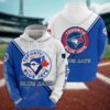 Toronto Blue Jays Logo 3D Clothing, MLB Hoodie