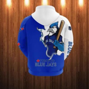 Toronto Blue Jays Mascot All Over Print Hoodie 1, MLB Hoodie