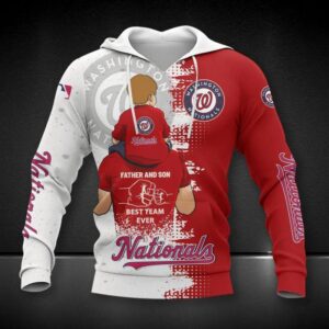 Washington Nationals Dad And Son All Over Print Hoodie 1, MLB Hoodie
