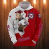 Washington Nationals Mascot All Over Print Hoodie 1, MLB Hoodie