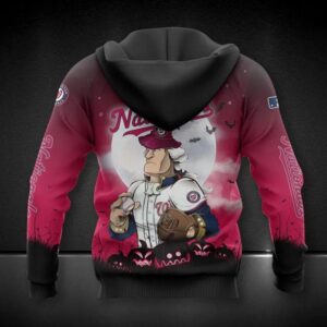 Washington Nationals Mascot Halloween All Over Print Hoodie 1, MLB Hoodie