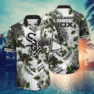 Chicago White Baseball Team Soxs Hawaiian Button Down Shirt, MLB Hawaiian Shirt