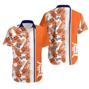 Detroit Tigers Giveaway Aloha Hawaiian Shirt, MLB Hawaiian Shirt