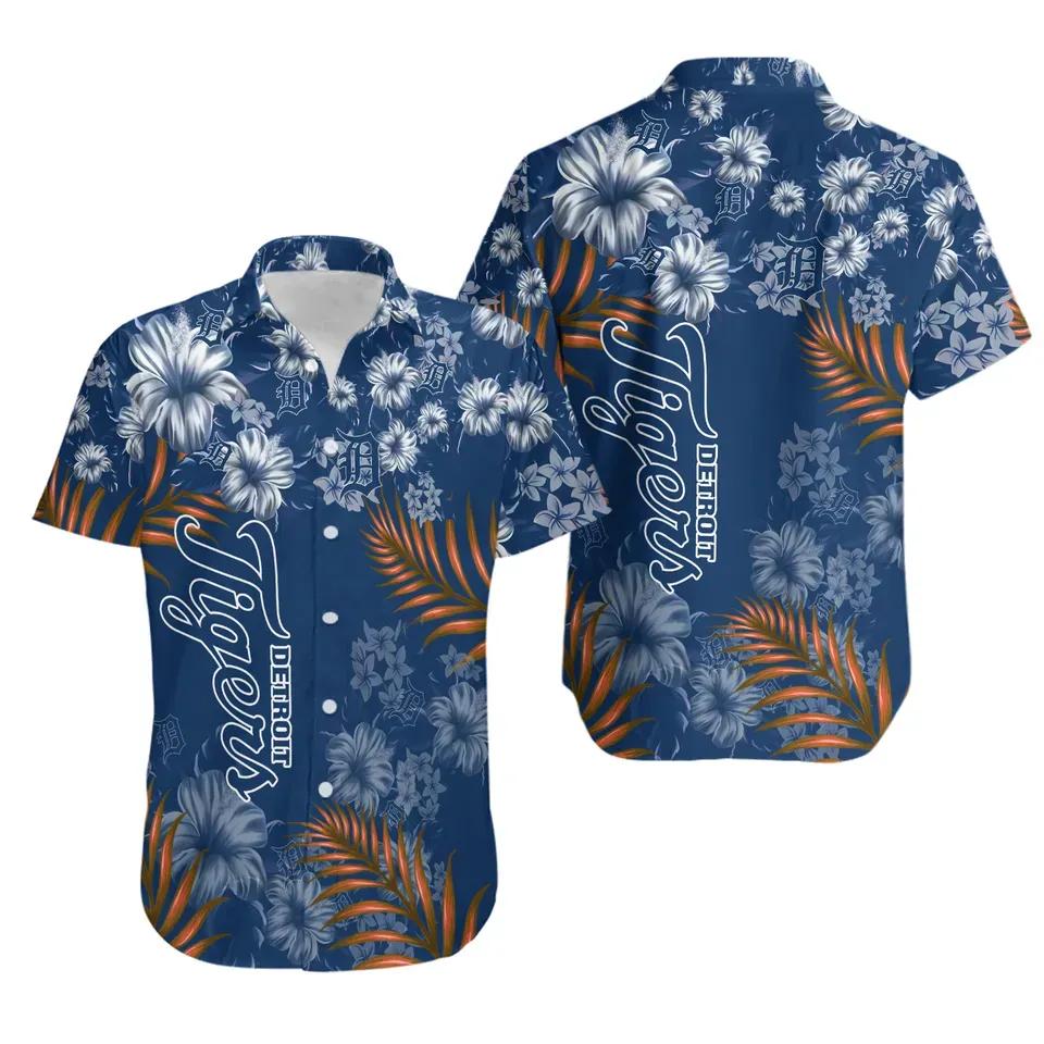 Detroit Tigers Short Sleeve Button Up Tropical Hawaiian Shirt, MLB Hawaiian Shirt Detroit Tigers Short Sleeve Button Up Tropical Hawaiian Shirt, MLB Hawaiian Shirt