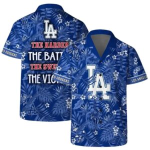 Los Angeles Dodgers Hawaiian Shirt 1, MLB Hawaiian Shirt