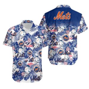 New York Baseball Team Metss Hawaiian Shirt, MLB Hawaiian Shirt