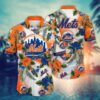 New York Baseball Team Metss Hawaiian Shirt 1, MLB Hawaiian Shirt
