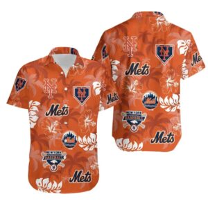 New York Baseball Team Metss Hawaiian Shirt 12, MLB Hawaiian Shirt