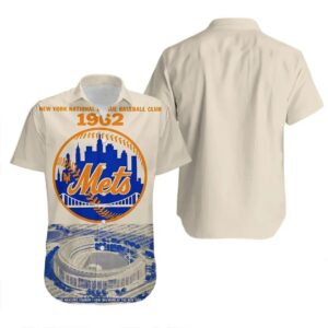 New York Mets Stadium Hawaiian Shirt, MLB Hawaiian Shirt