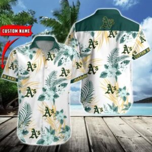 Oakland Baseball Team Athleticss Hawaiian Shirt, MLB Hawaiian Shirt