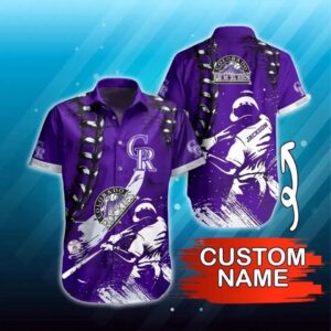 Personalized Colorado Baseball Team Rockiess Casual Shirt, MLB Hawaiian Shirt