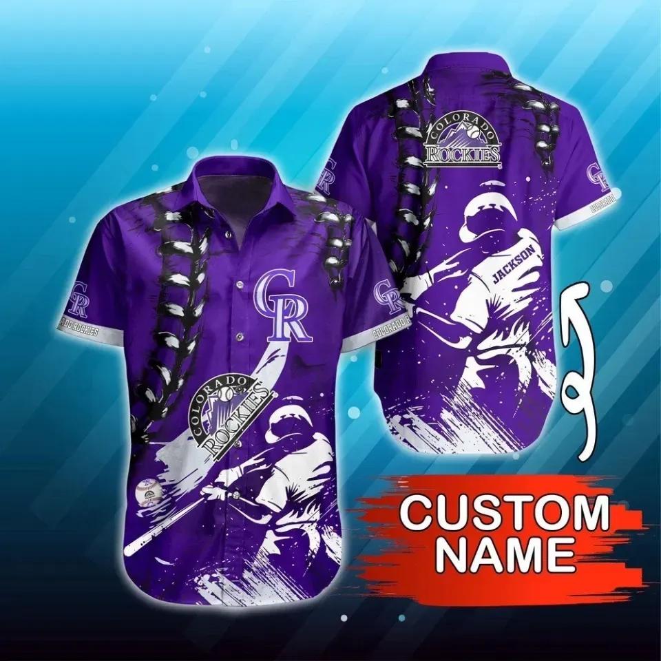 Personalized Colorado Baseball Team Rockiess Casual Shirt, MLB Hawaiian Shirt Personalized Colorado Baseball Team Rockiess Casual Shirt, MLB Hawaiian Shirt