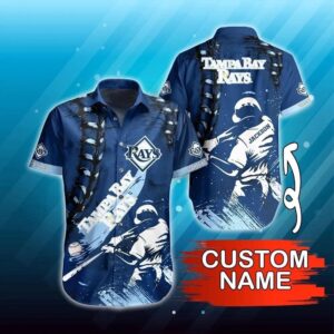 Personalized Tampa Bay Baseball Team Rayss Hawaiian Shirt, MLB Hawaiian Shirt